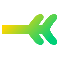 End Point Branches Icon from Plump Gradient Set