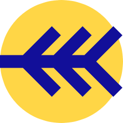 End Point Branches Icon from Sharp Pop Set