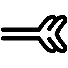 End Point Branches Icon from Plump Line Set