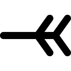 End Point Branches Icon from Micro Line Set