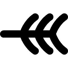 End Point Branches Icon from Flex Solid Set