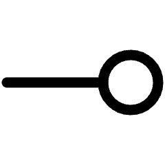 End Point Circle Icon from Ultimate Regular Set