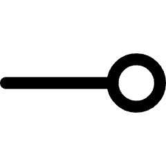End Point Circle Icon from Core Line Set