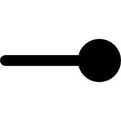 End Point Circle Icon from Core Remix Set