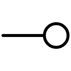 End Point Circle Icon from Ultimate Light Set