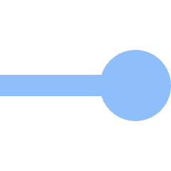 End Point Circle Icon from Sharp Flat Set