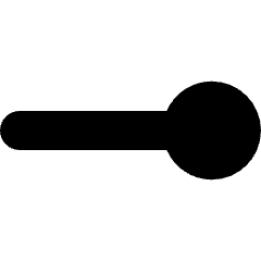 End Point Circle Icon from Micro Solid Set