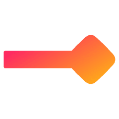 End Point Diamond Icon from Plump Gradient Set