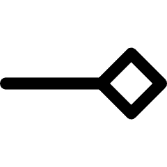 End Point Diamond Icon from Core Line Set