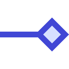 End Point Diamond Icon from Sharp Duo Set