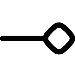 End Point Diamond Icon from Flex Line Set