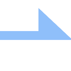 End Point Half Triangle Icon from Sharp Flat Set