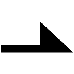 End Point Half Triangle Icon from Sharp Remix Set