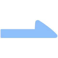 End Point Half Triangle Icon from Plump Flat Set