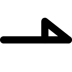 End Point Half Triangle Icon from Micro Line Set