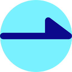 End Point Half Triangle Icon from Core Pop Set