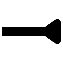 End Point Inverted Triangle Icon from Plump Remix Set