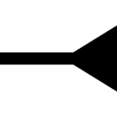 End Point Inverted Triangle Icon from Sharp Remix Set