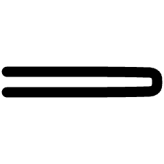 End Point None Icon from Plump Line Set