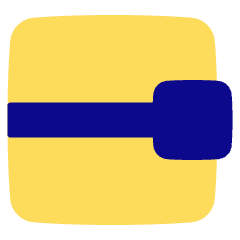 End Point Square Icon from Plump Pop Set
