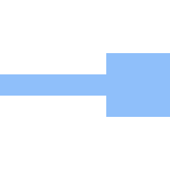 End Point Square Icon from Sharp Flat Set