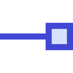 End Point Square Icon from Sharp Duo Set