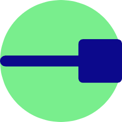 End Point Square Icon from Core Pop Set