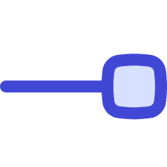 End Point Square Icon from Flex Duo Set