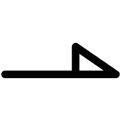 End Point Triangle Arrow 3 Icon from Ultimate Regular Set