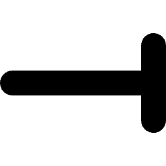 End Point Vertical Bar Icon from Micro Solid Set