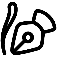 Freehand Tool Icon from Plump Line Set