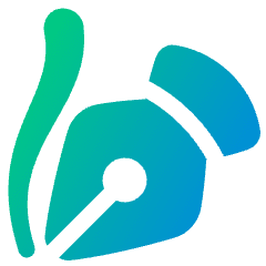 Freehand Tool Icon from Plump Gradient Set