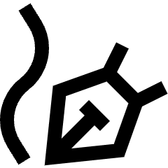 Freehand Tool Icon from Sharp Line Set