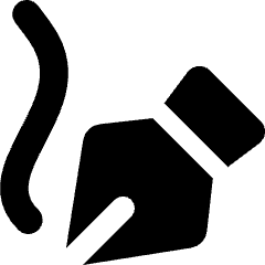 Freehand Tool Icon from Core Solid Set