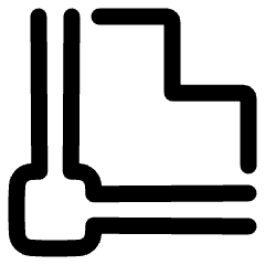 Inside Stroke Icon from Plump Line Set