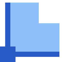 Inside Stroke Icon from Sharp Flat Set