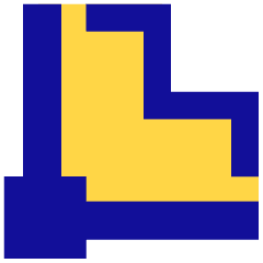 Inside Stroke Icon from Sharp Pop Set