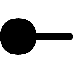 Line Start Circle Icon from Flex Solid Set