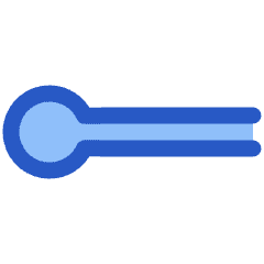 Line Start Circle Icon from Plump Duo Set