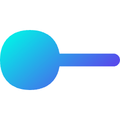 Line Start Circle Icon from Flex Gradient Set