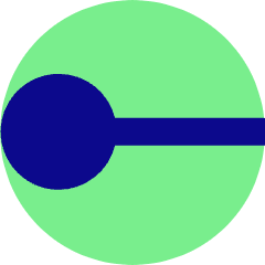 Line Start Circle Icon from Sharp Pop Set