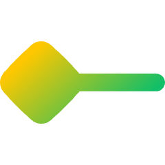 Line Start Diamond Icon from Flex Gradient Set
