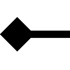 Line Start Diamond Icon from Sharp Remix Set