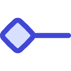 Line Start Diamond Icon from Flex Duo Set