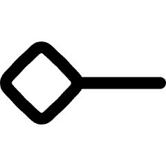 Line Start Diamond Icon from Flex Line Set