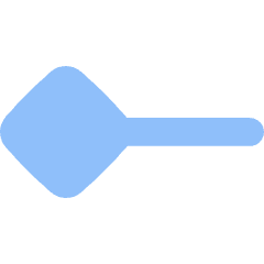 Line Start Diamond Icon from Flex Flat Set