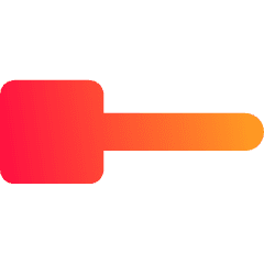 Line Start Square Icon from Core Gradient Set