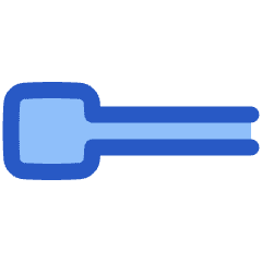 Line Start Square Icon from Plump Duo Set