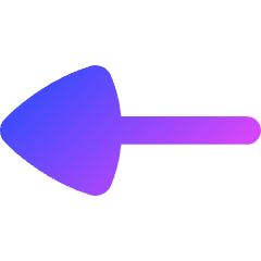 Line Start Triangle Icon from Flex Gradient Set