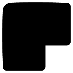 Mitter Corner Icon from Plump Solid Set